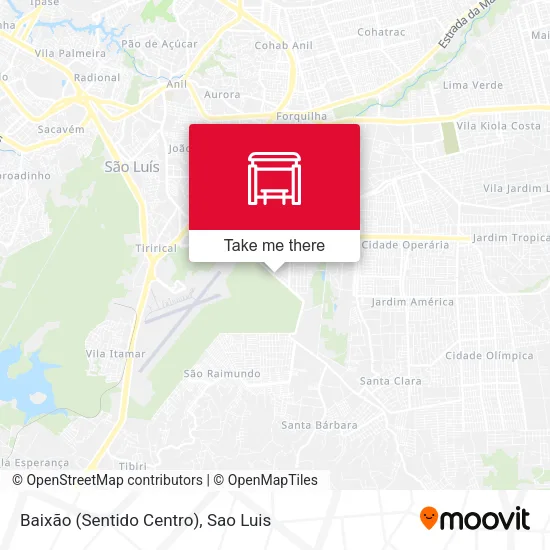 Baixão (Sentido Centro) map