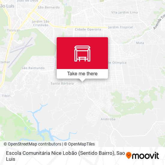 Escola Comunitária Nice Lobão (Sentido Bairro) map