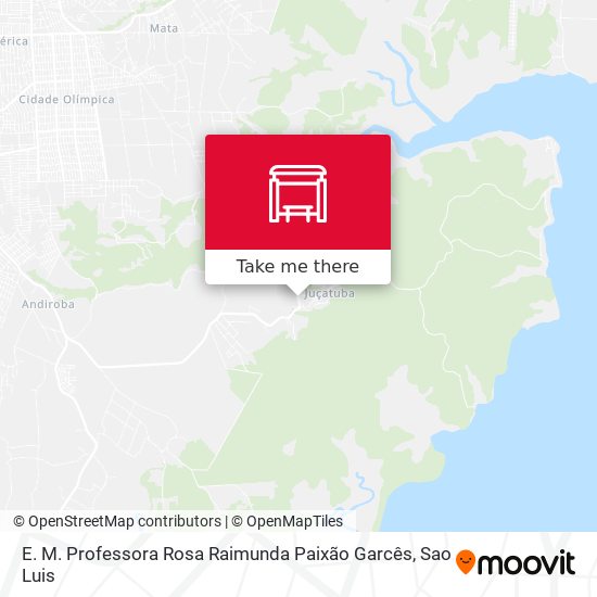 E. M. Professora Rosa Raimunda Paixão Garcês map