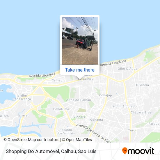 Shopping Do Automóvel, Calhau map