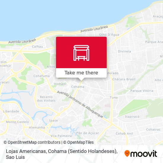 Lojas Americanas, Cohama (Sentido Holandeses) map