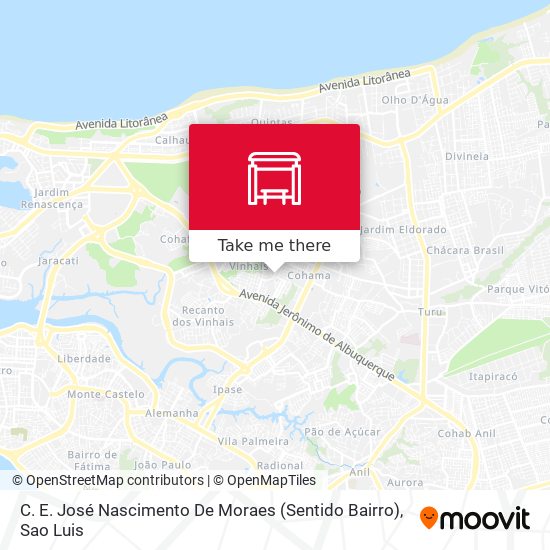 C. E. José Nascimento De Moraes (Sentido Bairro) map