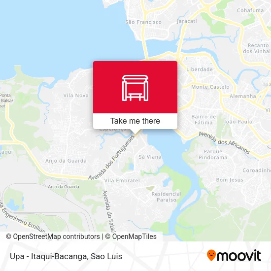 Upa - Itaqui-Bacanga map