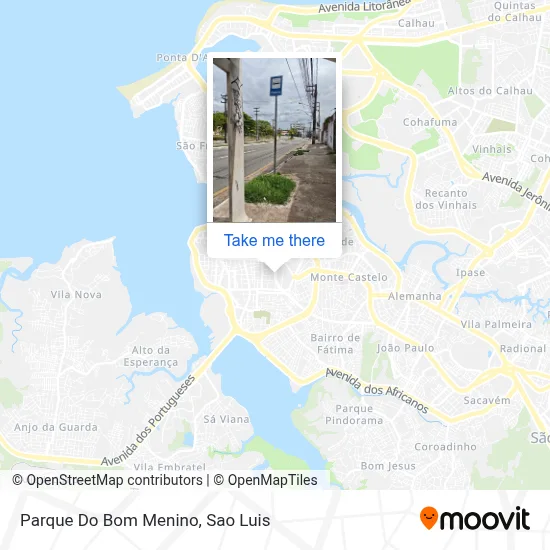 Parque Do Bom Menino map