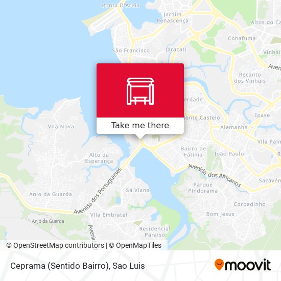 Ceprama (Sentido Bairro) map
