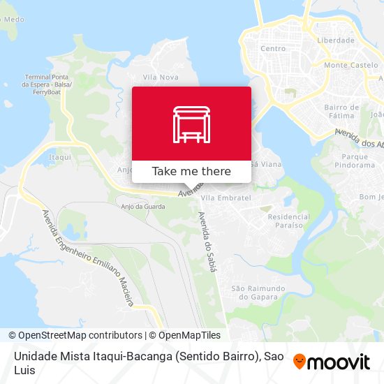 Unidade Mista Itaqui-Bacanga (Sentido Bairro) map