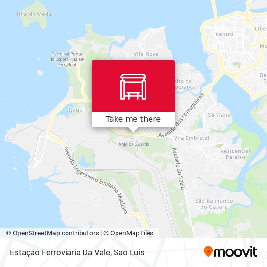 Estação Ferroviária Da Vale map