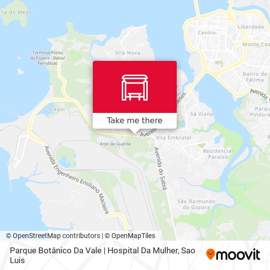 Mapa Parque Botânico Da Vale | Hospital Da Mulher