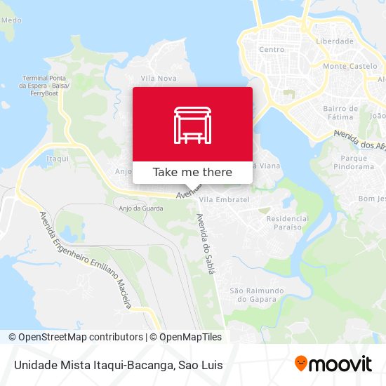 Mapa Unidade Mista Itaqui-Bacanga