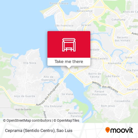 Ceprama (Sentido Centro) map