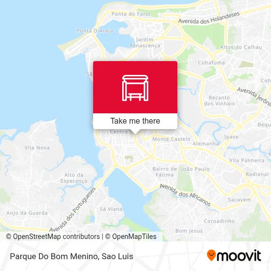Parque Do Bom Menino map
