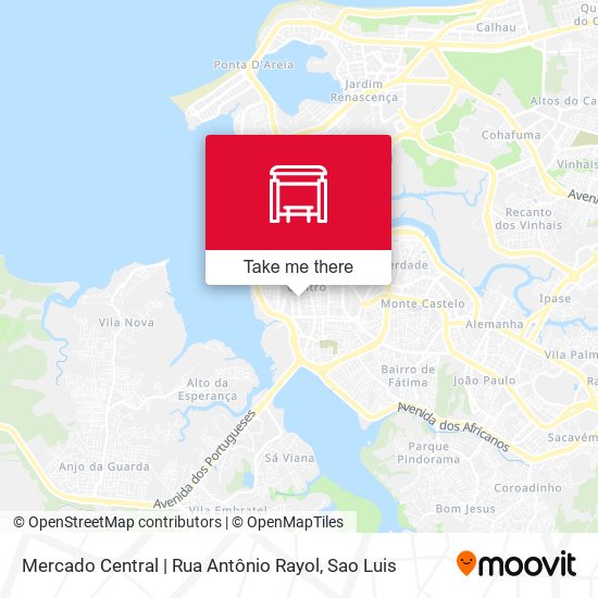 Mercado Central | Rua Antônio Rayol map