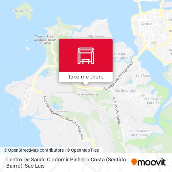 Centro De Saúde Clodomir Pinheiro Costa (Sentido Bairro) map