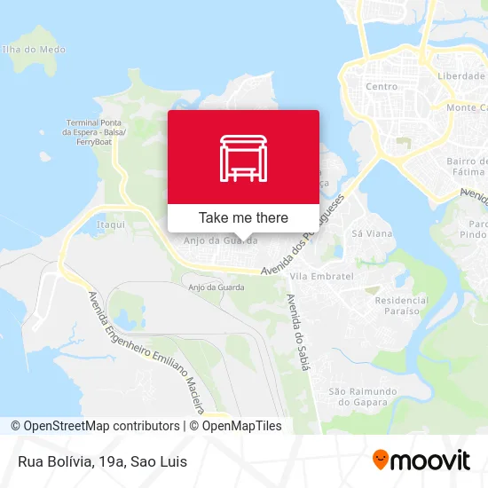 Rua Bolívia, 19a map