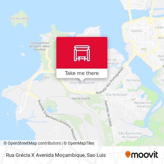 Rua Grécia X Avenida Moçambique map