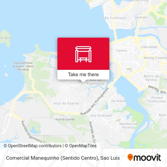 Comercial Manequinho (Sentido Centro) map
