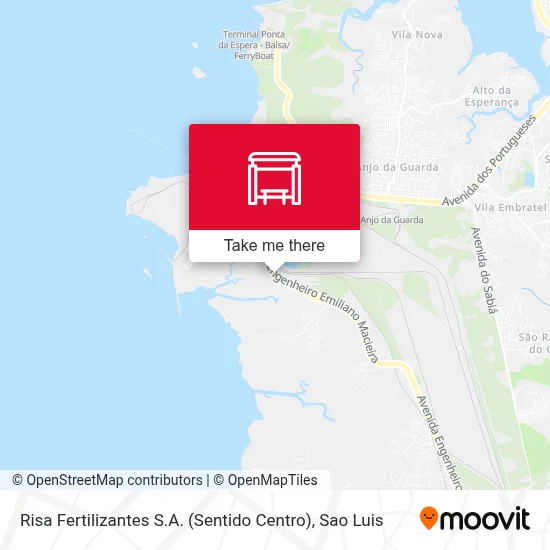 Risa Fertilizantes S.A. (Sentido Centro) map