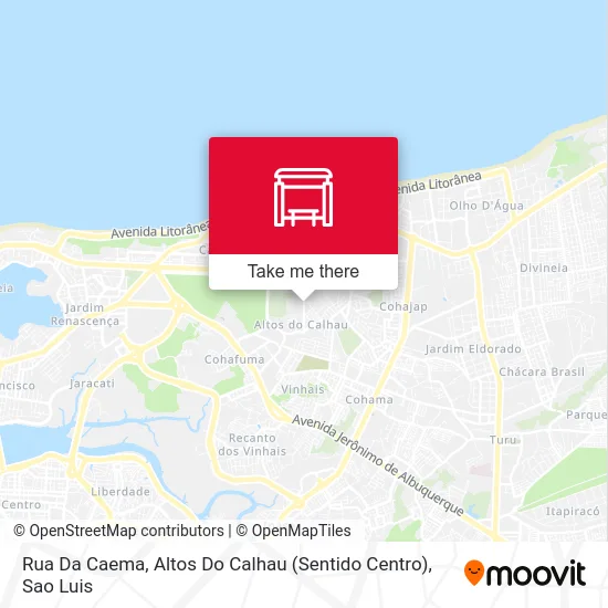 Rua Da Caema, Altos Do Calhau (Sentido Centro) map