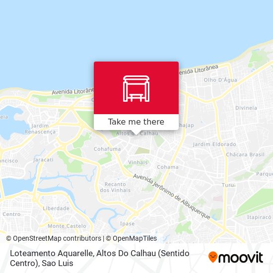 Loteamento Aquarelle, Altos Do Calhau (Sentido Centro) map