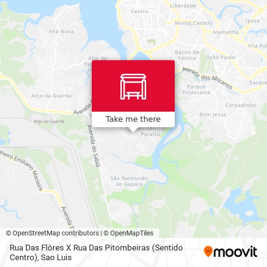 Rua Das Flôres X Rua Das Pitombeiras (Sentido Centro) map