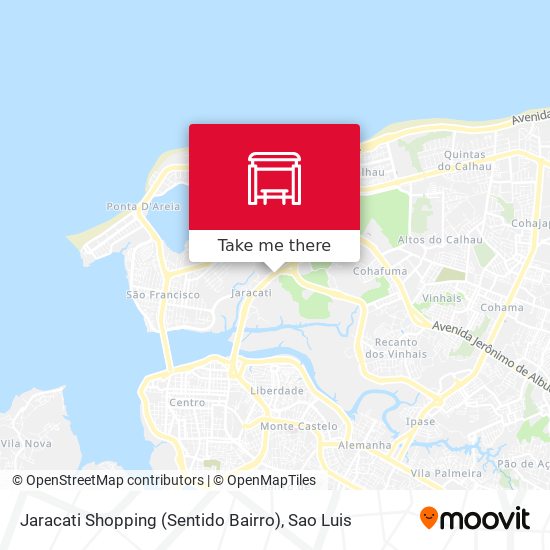 Jaracati Shopping (Sentido Bairro) map