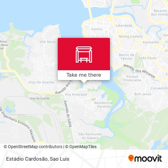 Estádio Cardosão map
