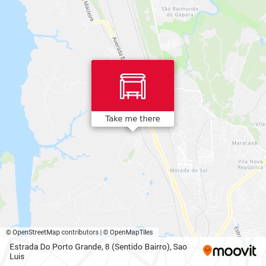 Estrada Do Porto Grande, 8 (Sentido Bairro) map