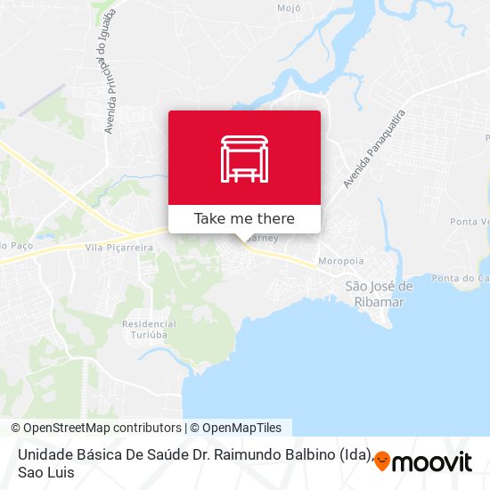Unidade Básica De Saúde Dr. Raimundo Balbino (Ida) map