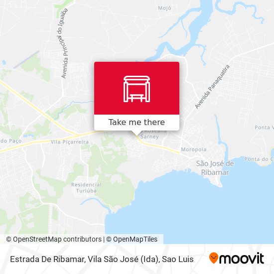 Estrada De Ribamar, Vila São José (Ida) map