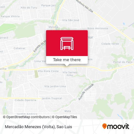 Mercadão Menezes (Volta) map