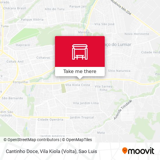 Cantinho Doce, Vila Kiola (Volta) map