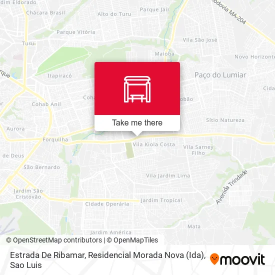 Estrada De Ribamar, Residencial Morada Nova  (Ida) map