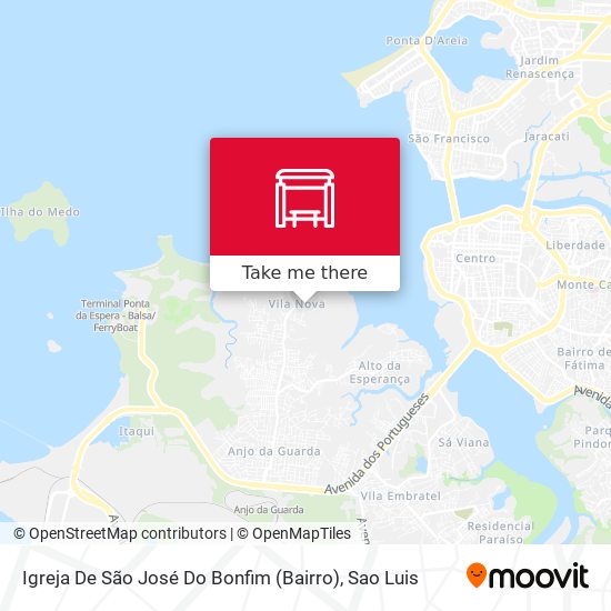 Igreja De São José Do Bonfim (Bairro) map
