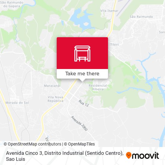 Avenida Cinco 3, Distrito Industrial (Sentido Centro) map