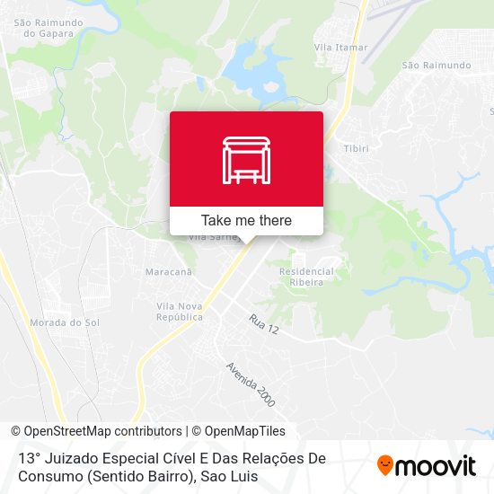 13° Juizado Especial Cível E Das Relações De Consumo (Sentido Bairro) map