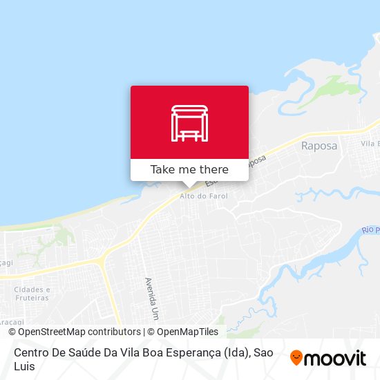 Centro De Saúde Da Vila Boa Esperança (Ida) map