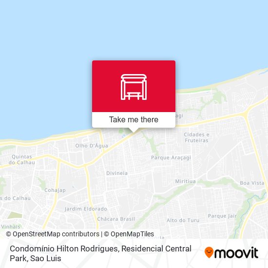 Mapa Condomínio Hilton Rodrigues, Residencial Central Park