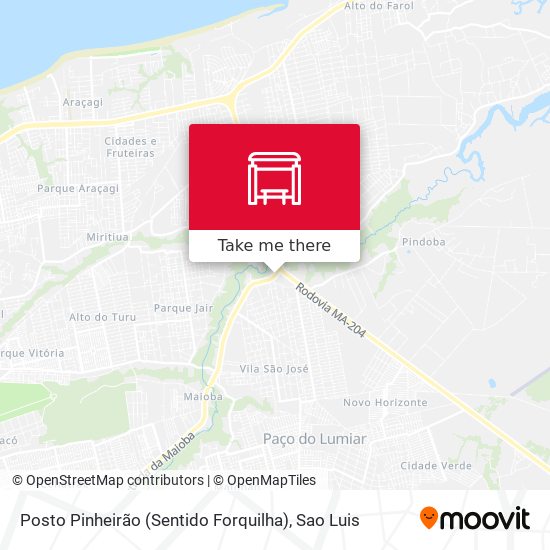 Posto Pinheirão (Sentido Forquilha) map