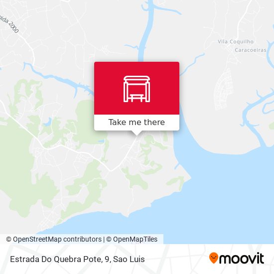 Estrada Do Quebra Pote, 9 map