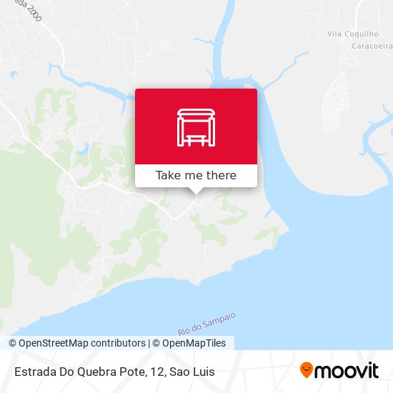 Estrada Do Quebra Pote, 12 map