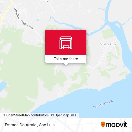 Estrada Do Arraial map