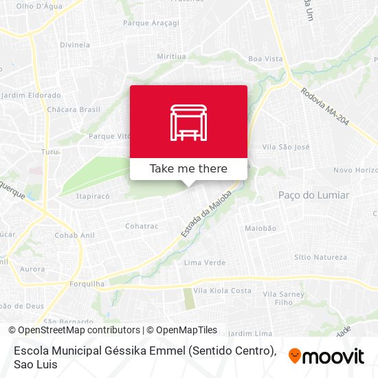 Escola Municipal Géssika Emmel (Sentido Centro) map