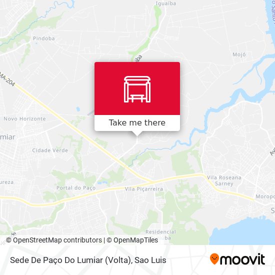 Sede De Paço Do Lumiar (Volta) map