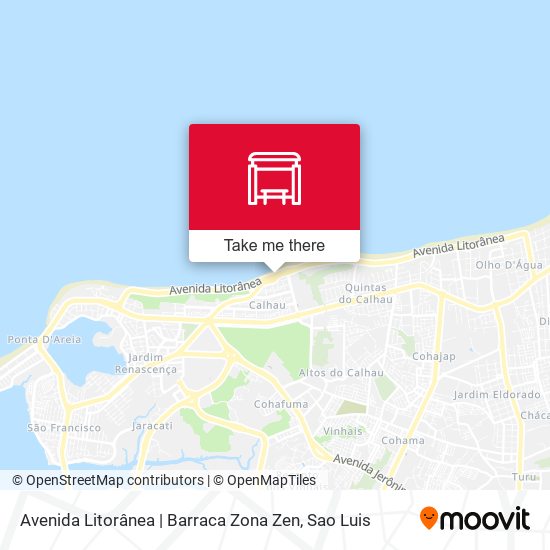 Avenida Litorânea | Barraca Zona Zen map