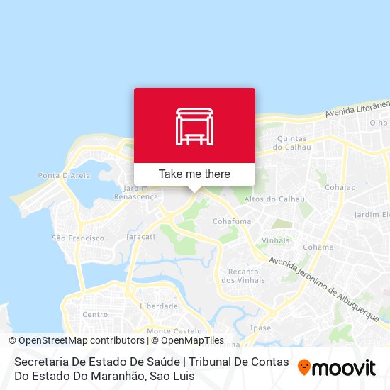 Secretaria De Estado De Saúde | Tribunal De Contas Do Estado Do Maranhão map
