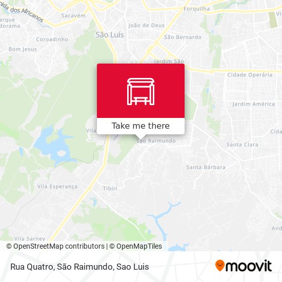 Rua Quatro, São Raimundo map