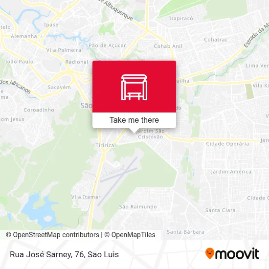 Rua José Sarney, 76 map