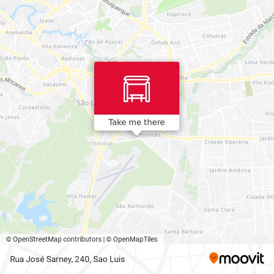 Rua José Sarney, 240 map