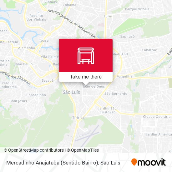 Mercadinho Anajatuba (Sentido Bairro) map