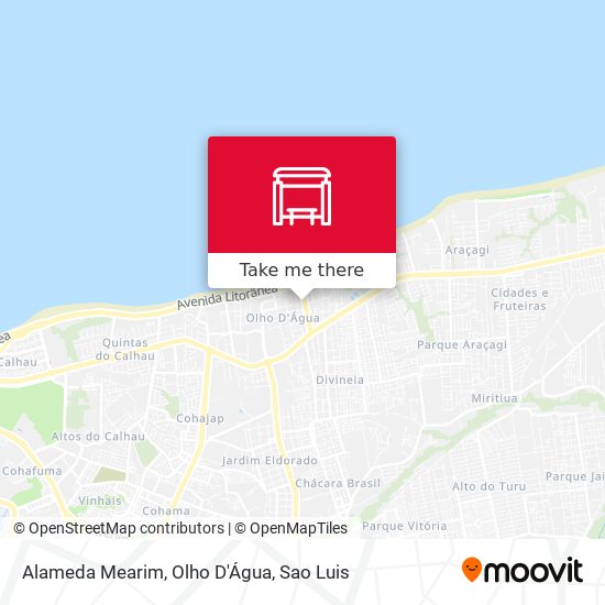 Alameda Mearim, Olho D'Água map